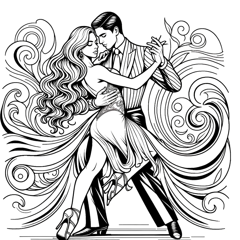 Salsa Dance – Creative Coloring World