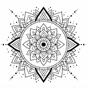 Cosmic Lotus Mandala