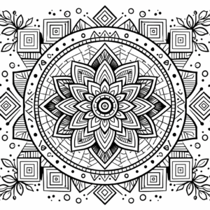 Garden of Geometry Mandala