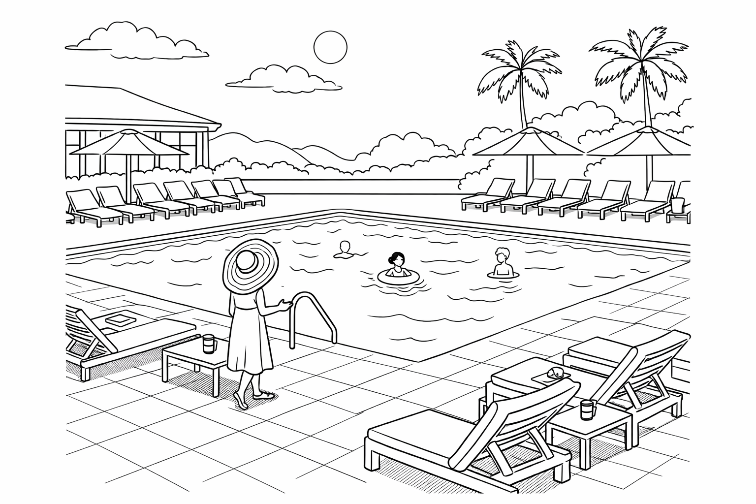 Serene Poolside Retreat