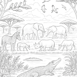 African Plains Twilight II