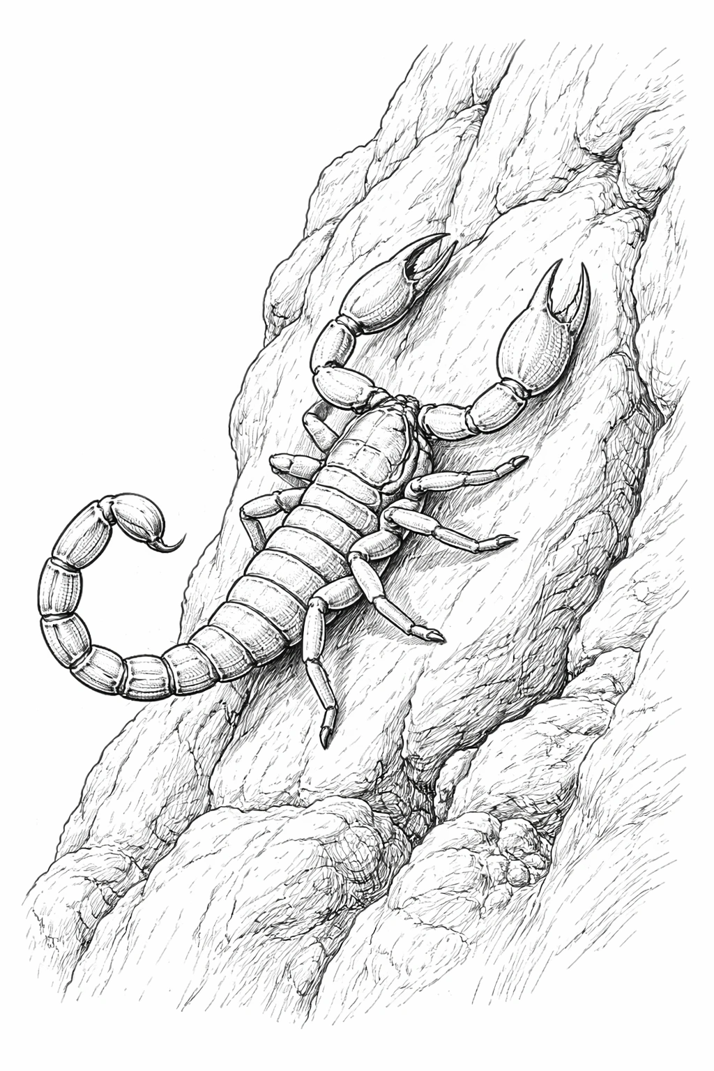 Scorpion Coloring Image 4