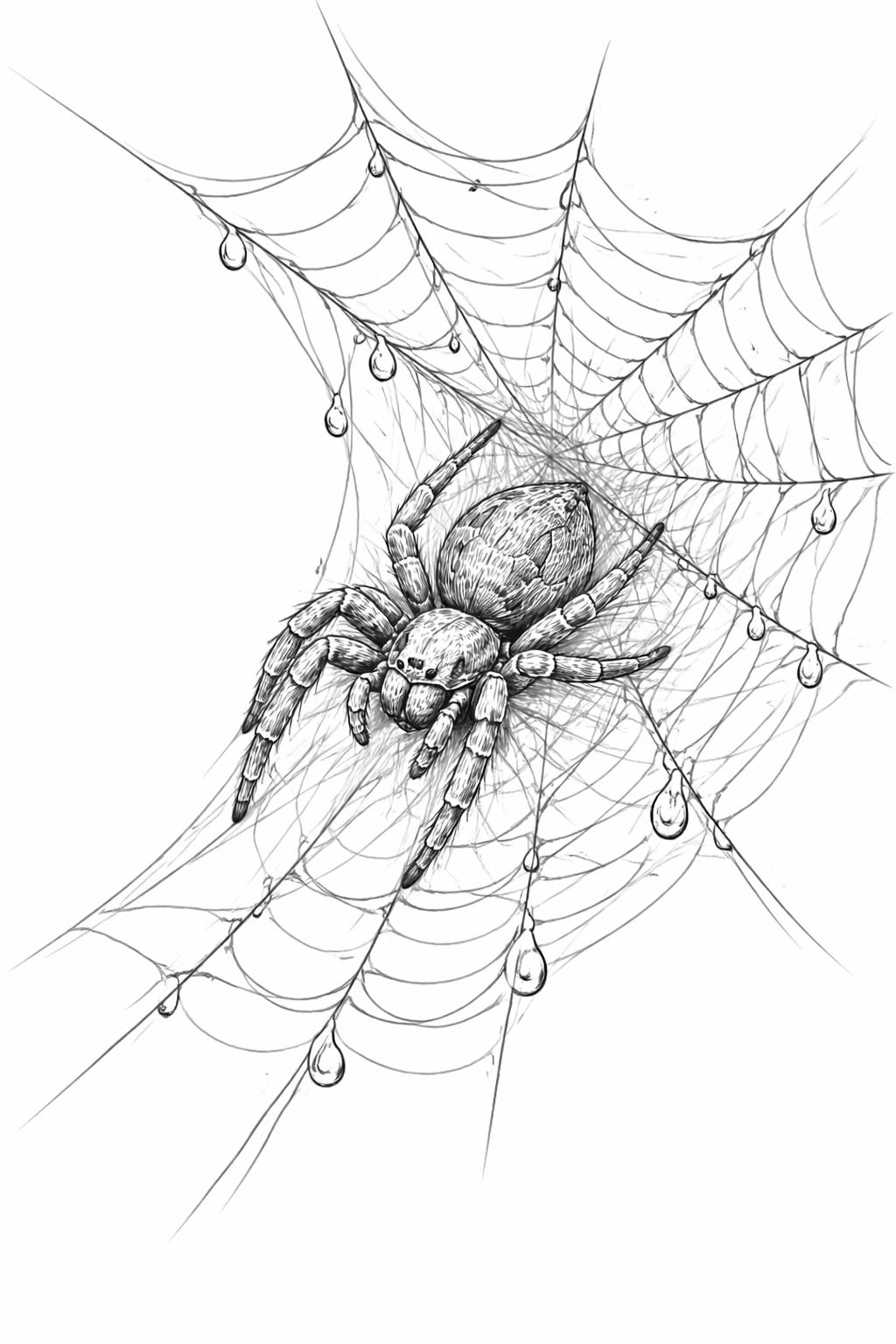 Spider Coloring Image 4
