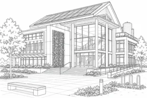 Angular Architecture Scene Coloring Page