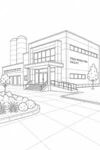 Modern Waterfront House Scene Coloring Page Set 3