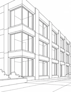 Detailed Abstract Architecture Pattern Coloring Page