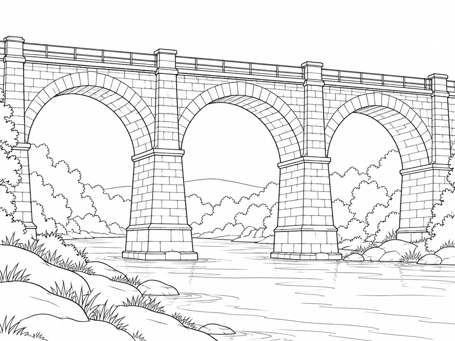 Detailed Geometric Building Pattern Coloring Page